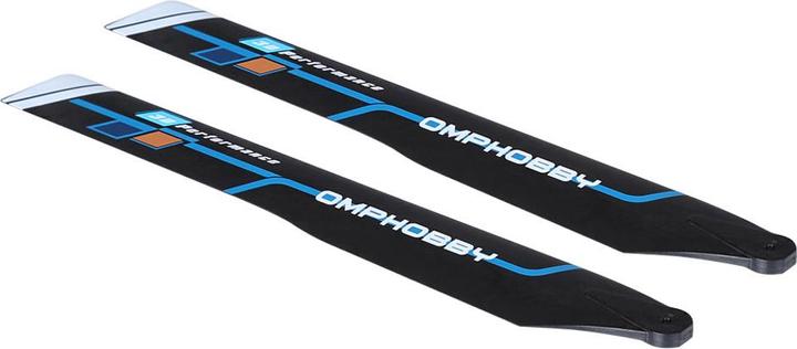 OMP Hobby Hauptrotorblätter Weiss M2 - Evo