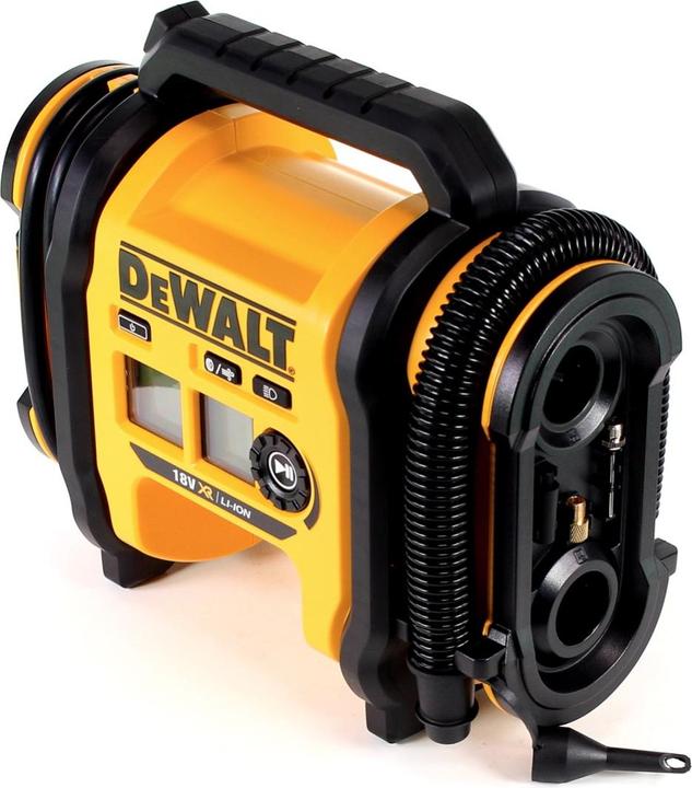 Produktbild DeWalt DCC 018 N Akku Luftkompressor 18V 11bar KFZ + 2x Akku 4,0Ah + Ladegerät (11 Bar, 14.70 l)