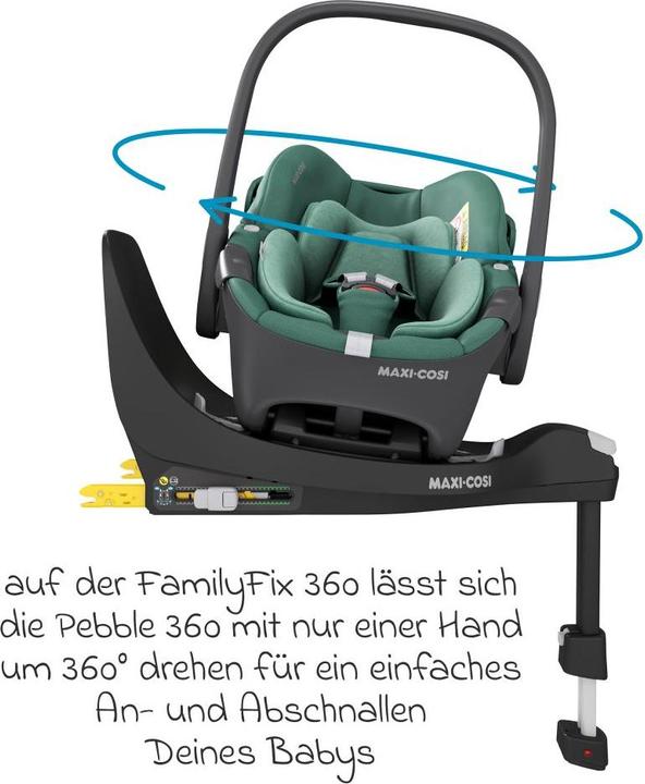 Produktbild Maxi-Cosi Babyschalen Babyschale Pebble 360 i-Size drehbar ab Geburt (Babyschale, ECE R129/i-Size Norm)