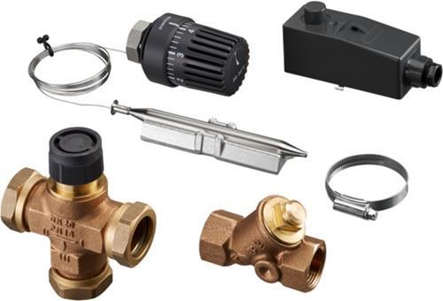 Immagine prodotto Oventrop OV Set di controllo a pavimento Set 3-200 m2, con valvola di distribuzione a tre vie