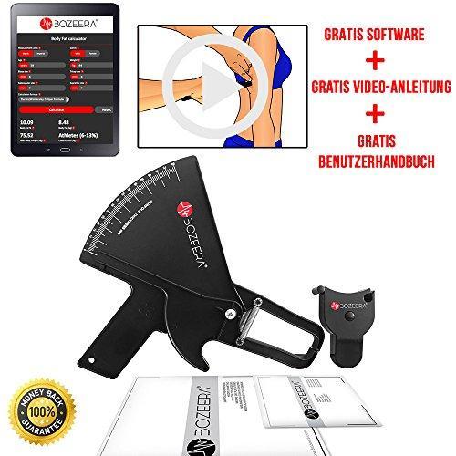 Actual product image Bozeera Body fat caliper and body fat meter