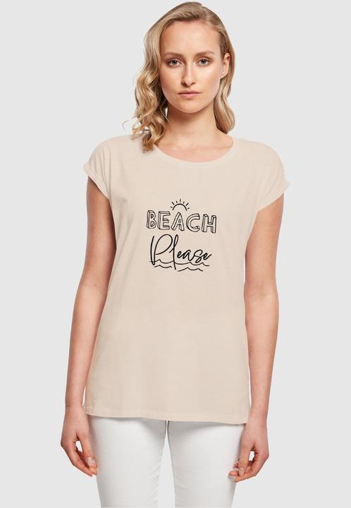 Immagine prodotto Merchcode Maglietta a spalla larga da donna Beach Please - 112615 (M)