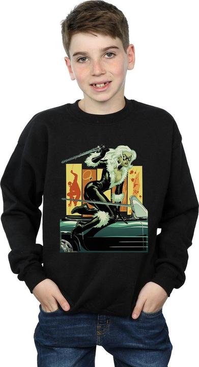 Image du produit - Sweat BLACK CAT CAR - Garçon (128)