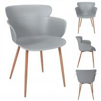 Produktbild Home Deco Factory sessel lorens grau