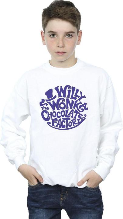 Immagine prodotto Willy Wonka & the Chocolate Factory Typed Logo Felpa Ragazzi (152, 158)