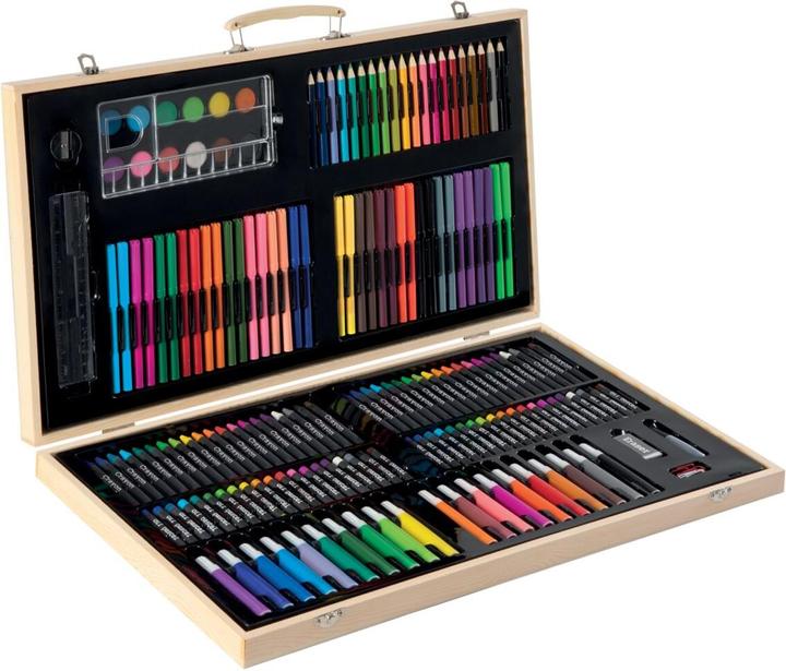 Actual product image Grafix Wooden Colouring Case - 180 pcs (150088)