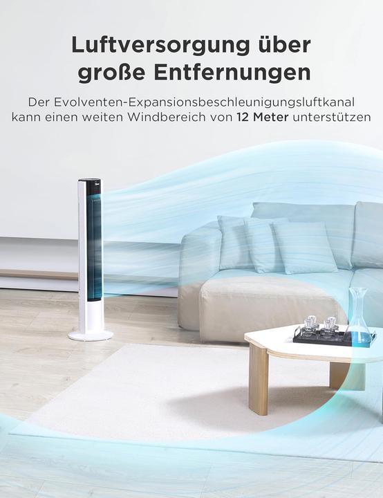 Produktbild Midea Turmventilator mit Fernbedienung und Timer (45 dB)