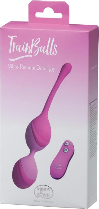 Actual product image Minds of Love TrainBalls Vibro Remote Duo Egg pink