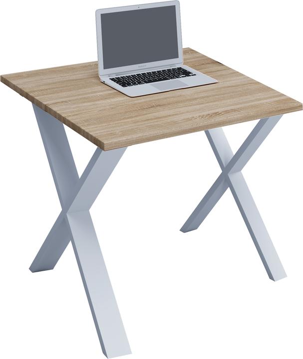 Produktbild VCM Premium Büromöbel Schreibtisch Lona X Weiss (110 x 80 x 76 cm)