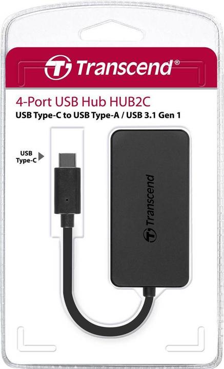 Actual product image Transcend TS-HUB2C (USB-C, 4 Ports)
