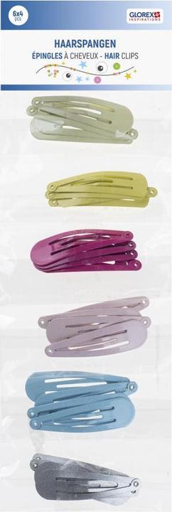 Glorex Haarspangen-Set 24St sortiert