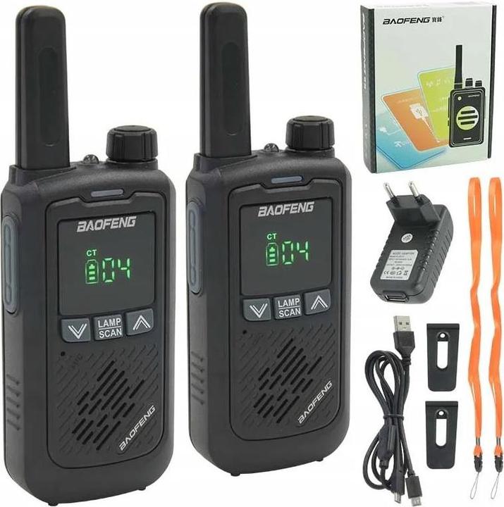 Produktbild Baofeng Walkie-Talkie BF-T17 Schwarz (10 km)