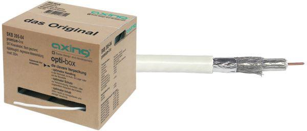 Actual product image Axing Coaxial cable SKB 395-04 250m ring triple shielded in opti-box (100 dB, Antenna cable)