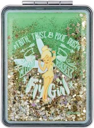 Actual product image Disney Store Club - Tinker Bell bag with drawstring in glittering mirror and satin