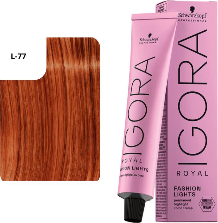 Produktbild Schwarzkopf Professional Igora Royal Fashion Lights - L-77 Copper (L-77 Copper)