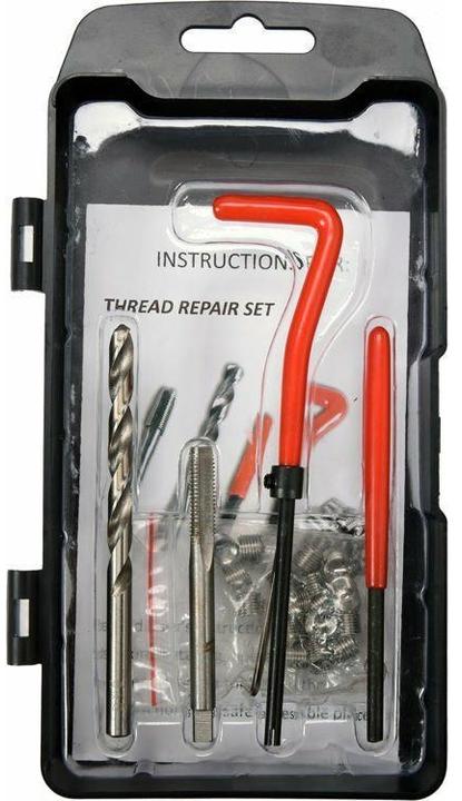 Immagine prodotto Yato Kit per la riparazione di filettature in acciaio inox Chiave per trapano a spirale in acciaio inox