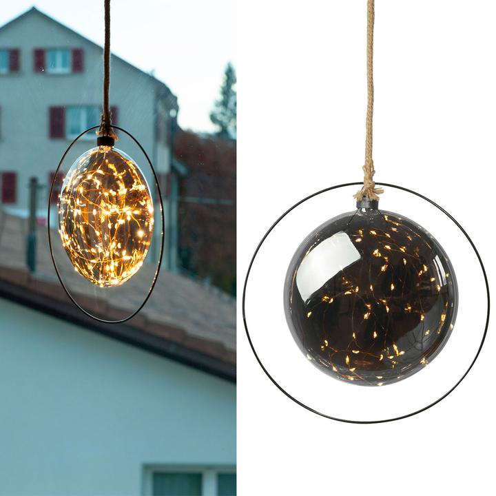 Produktbild Casativo Christbaumkugel-Deko LED beleuchtet, Weihnachtsdeko zum Aufhängen