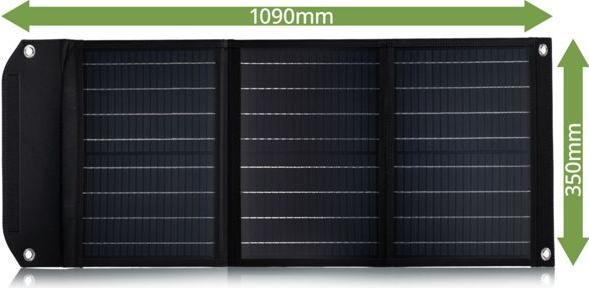 Actual product image Bresser Mobiel Zonnepaneel â€“ 40W â€“ Voor o.a. Smartphone & Tablets â€“ 3x USB (40 W)