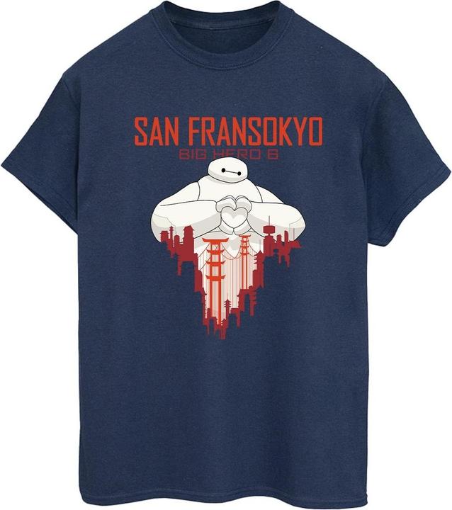 Disney Big Hero 6 Baymax San Fransokyo Heart TShirt (3XL)