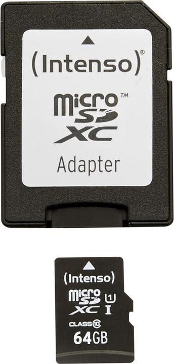 Produktbild Intenso UHS-I Premium (64 GB, microSDXC, U1, UHS-I)