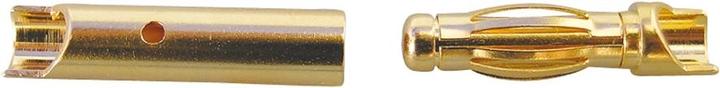 Actual product image Jamara Gold contact 4mm two parts spec 1pc -1Bu