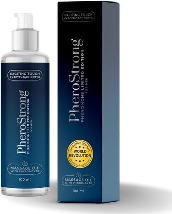 Immagine prodotto PheroStrong Edizione limitata per uomini Olio per massaggi con feromoni Olio per massaggi 100ml (100 ml)