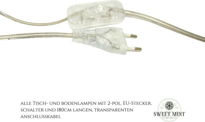 Produktbild Sweet Mint Orientalische Lampe Potiki Flower (E27)