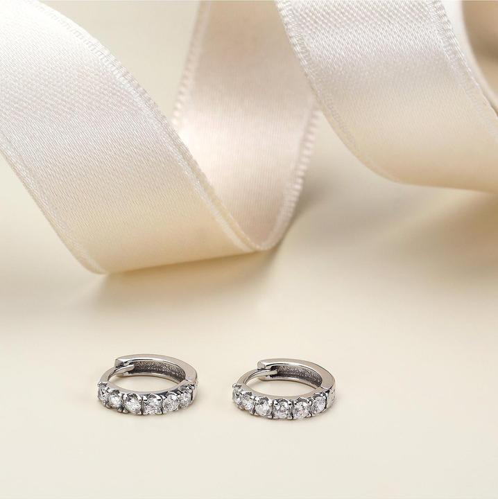 Actual product image Favs Creolen (375 white gold, 375 yellow gold)