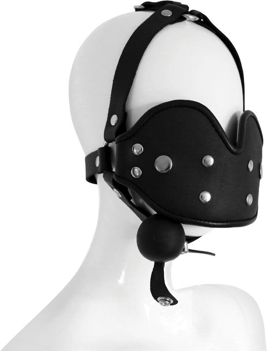 Actual product image XXdreamSToys Leather Mouth Gag Mask