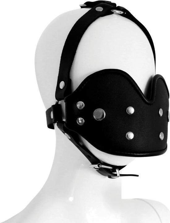 Actual product image XXdreamSToys Leather Mouth Gag Mask