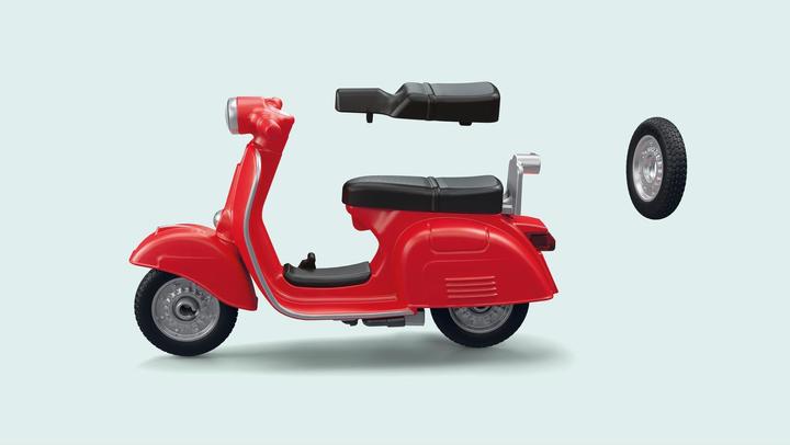 Actual product image Playmobil 60s Vespa workshop (71620, Playmobil City Life)