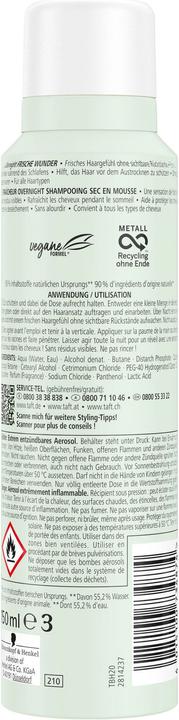 Image du produit Taft Overnight (150 ml, Shampoing sec)