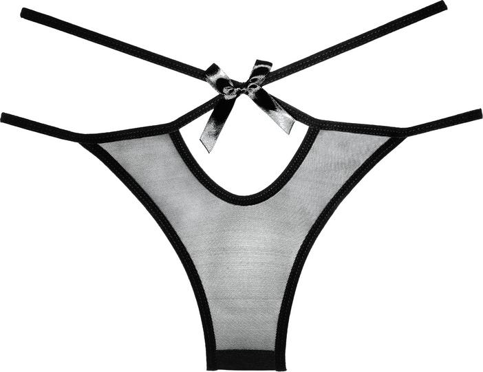 Actual product image Allure Naughty Vanilla Panty - Black (One size)