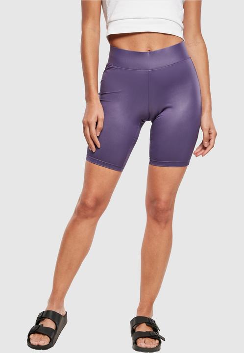 Actual product image Urban Classics Ladies Imitation Leather Cycle Shorts (M)