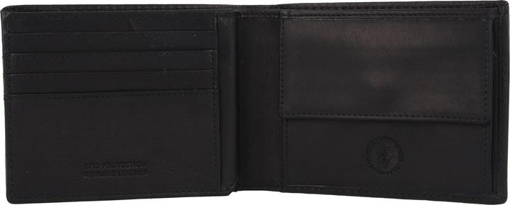 Image du produit Greenburry Pure Black Portefeuille Protection RFID Cuir 13 cm