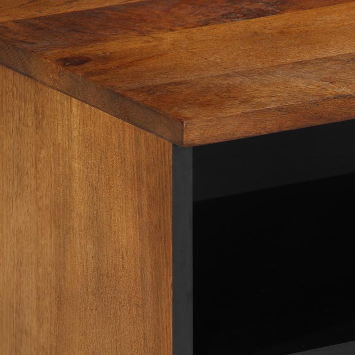 Actual product image VidaXL TV cabinet 100x33x46 cm made of solid mango wood (100 x 33 x 46 cm)