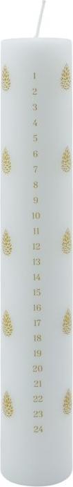 House Doctor Calendar candle, HDEvery, white