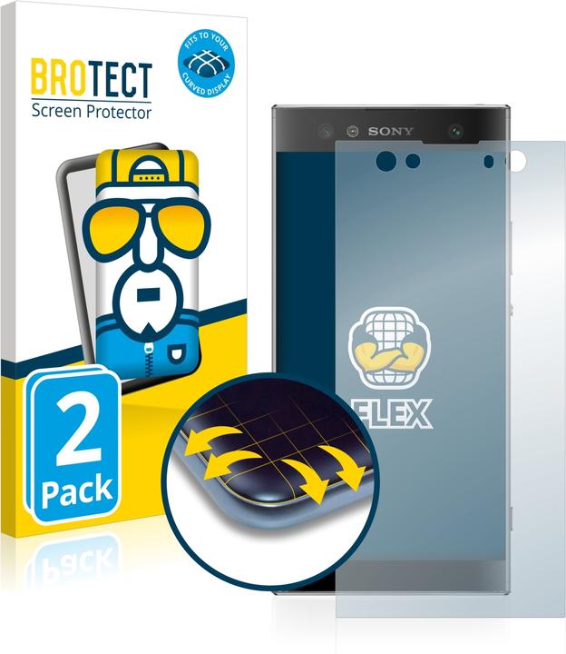 Produktbild BROTECT Full-Cover Displayschutz (2 Stück, Sony Xperia XA2 Ultra)