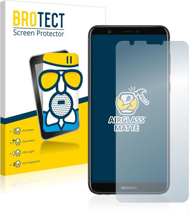 Actual product image BROTECT AirGlass Glass Matte (1 Piece, Huawei P Smart (2018))