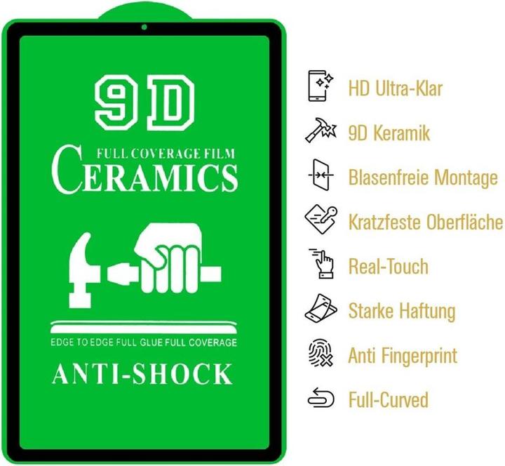 Produktbild Protectorking 3x Ceramic-Glass Full Cover HD Klar (3 Stück, Galaxy Tab S6 Lite)