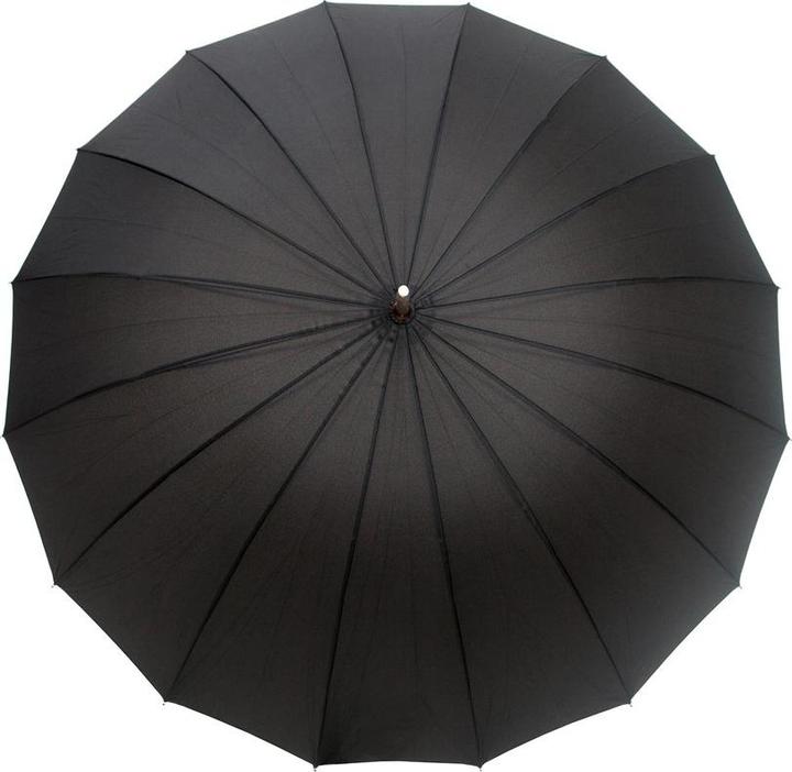 Produktbild Smati Parapluie long noir automatique - Gentleman 16 baleines fibre de verre Susino Regenschirm, 92
