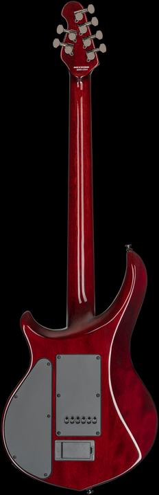 Actual product image E-Gitarre, Majesty 200X, Spalted Maple, DiMarzio, Blood Orange, Tasche (Electric guitar)