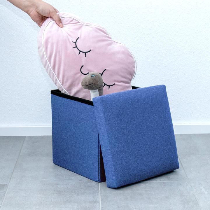 Produktbild Intirilife Sitzwürfel MEER BLAU