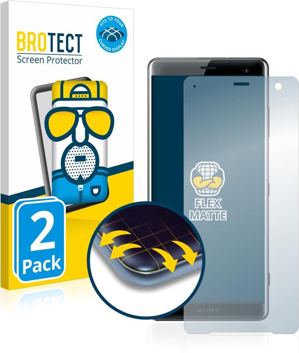 Image du produit BROTECT Full-Cover Protection Mat (2 pièce(s), Sony Xperia XZ3)