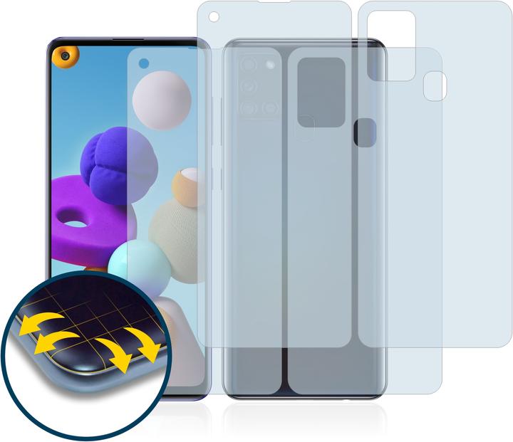 Immagine prodotto BROTECT Full-Cover Pellicola Opaca (2 Pezzo/i, Samsung Galaxy A21s)