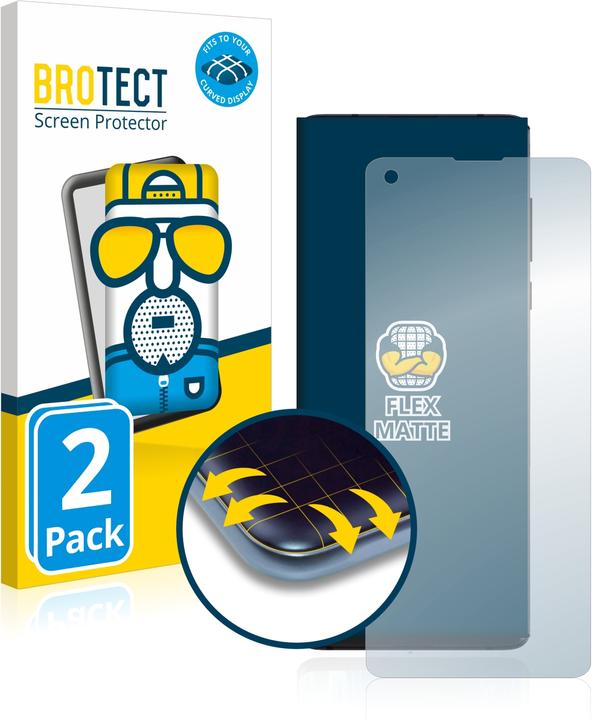 Immagine prodotto BROTECT Full-Cover Pellicola Opaca (2 Pezzo/i, Motorola Edge)