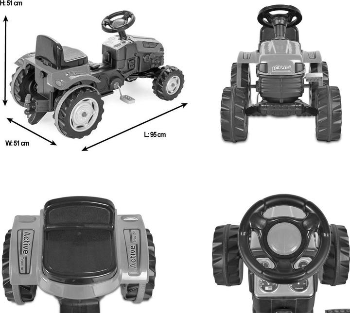 Actual product image Pilsan Children tractor 07314 Active