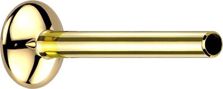 Star Piercing Micro Threadless UFO Labret-Stab vergoldet (Titan G23, ohne Messing)