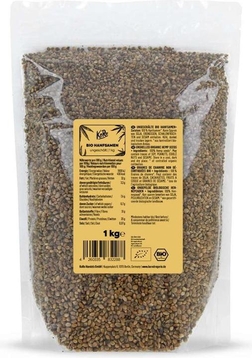 Image du produit KoRo Bio Hanfsamen ungeschält (1000g) (1000 g)