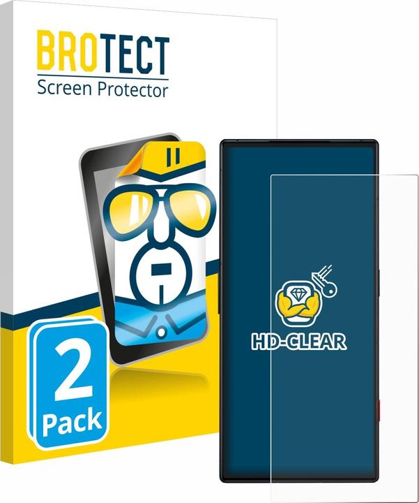 Productafbeelding BROTECT Schermbeschermer Clear (2 Stuk, ZTE Nubia Red Magic 8S Pro)